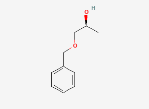 Two-dimensional chemical structure of (2S)-1-(benzyloxy)propan-2-ol