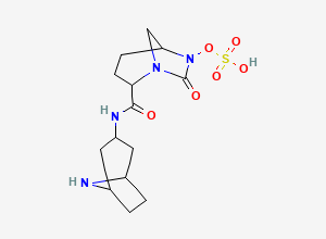 Two-dimensional chemical structure of Relebactam Impurity 105