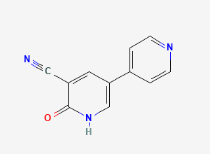 Two-dimensional chemical structure of Amrinone Related Compound C / Inamrinone Related Compound C, CAS 62749-26-2