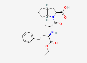 Two-dimensional chemical structure of Ramipril impurity 1