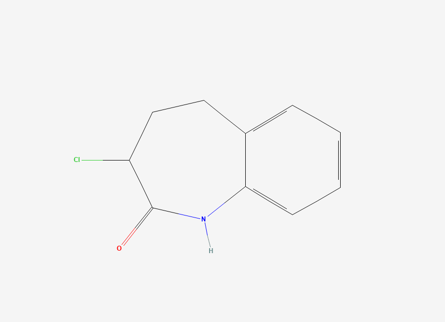 Two-dimensional chemical structure of 3-Chloro-1,3,4,5-tetrahydro-2H-1-benzazepin-2-one