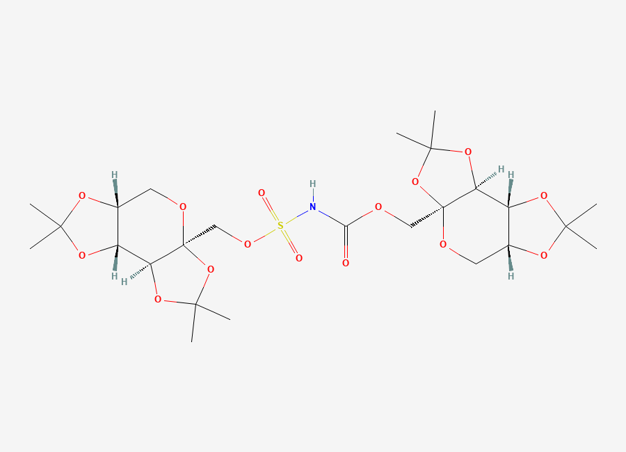 Two-dimensional chemical structure of Topiramate EP Impurity D (Free Base), CAS 950603-46-0