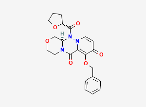 Two-dimensional chemical structure of Baloxavir Marboxil Impurity 19, CAS 1985607-68-8