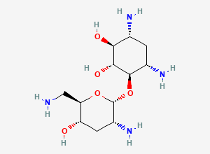 Two-dimensional chemical structure of Tobramycin EP Impurity B/ Nebramine, CAS 34051-04-2