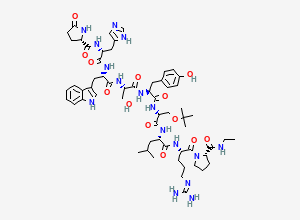 Two-dimensional chemical structure of Buserelin EP Impurity A (Free Base)