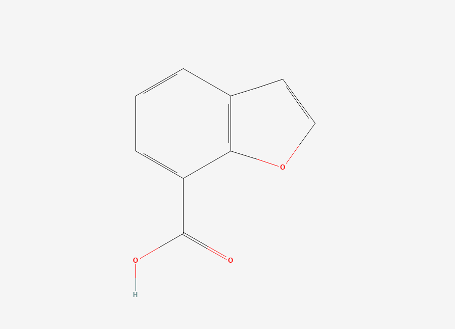 Two-dimensional chemical structure of Benzofuran-7-Carboxylic Acid