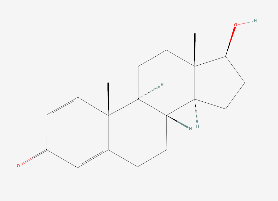 Two-dimensional chemical structure of Boldenone, CAS 846-48-0