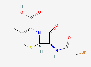 Two-dimensional chemical structure of Cefathiamidine impurity 15