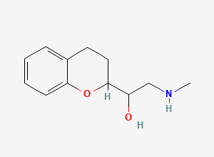 Two-dimensional chemical structure of Nebivolol Impurity, CAS 1346562-34-2