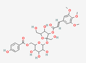 Two-dimensional chemical structure of Tenuifoliside Impurity 1