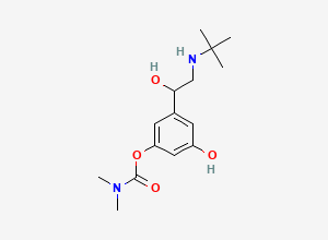 Two-dimensional chemical structure of Bambuterol monocarbamate