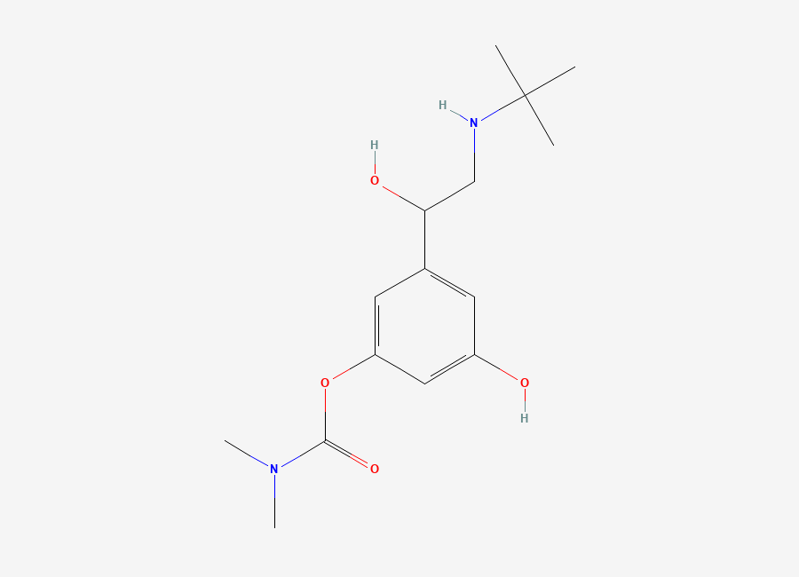 Two-dimensional chemical structure of Bambuterol monocarbamate