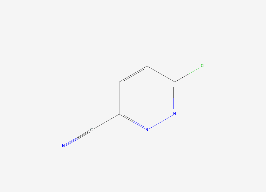 Two-dimensional chemical structure of 6-Chloropyridazine-3-carbonitrile