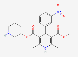 Two-dimensional chemical structure of Benidipine Impurity Y