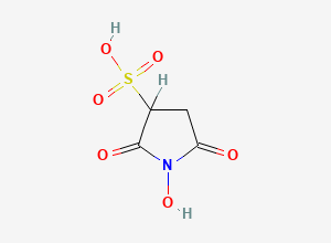 Two-dimensional chemical structure of N-Hydroxysulfosuccinimide