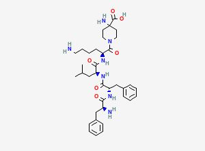 Two-dimensional chemical structure of Difelikefalin Impurity 14