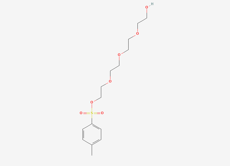 Two-dimensional chemical structure of 2-(2-(2-(2-Hydroxyethoxy)ethoxy)ethoxy)ethyl 4-methylbenzenesulfonate