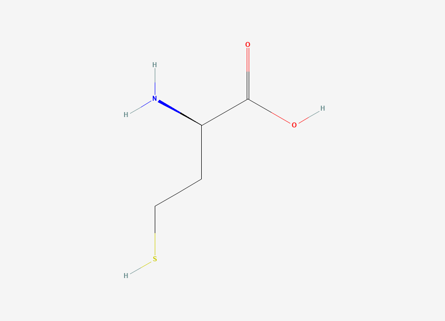 Two-dimensional chemical structure of D-Homocysteine