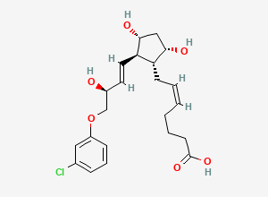 Two-dimensional chemical structure of 15-Epicloprostenol, CAS 54276-22-1