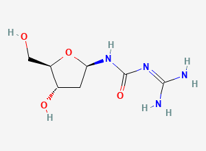 Two-dimensional chemical structure of Decitabine Deformyl Impurity