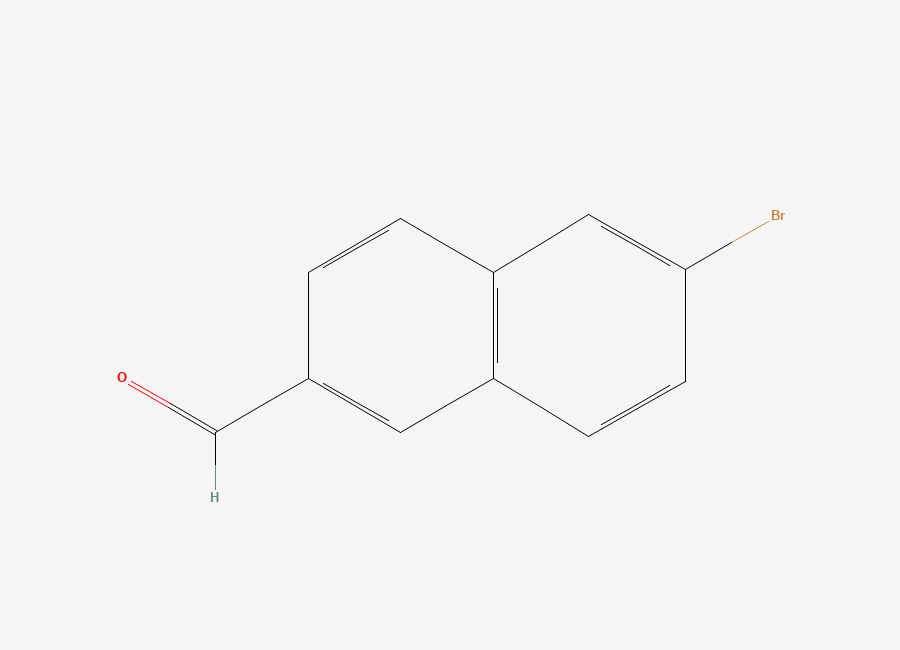 Two-dimensional chemical structure of 6-Bromonaphthalene-2-carbaldehyde