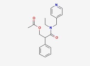 Two-dimensional chemical structure of Acyl tropicamide