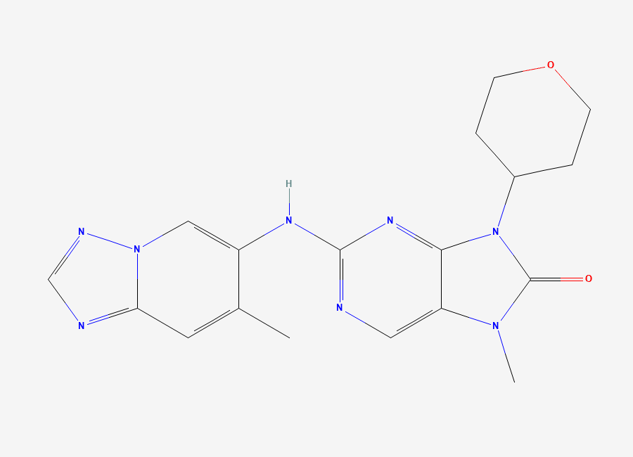 Two-dimensional chemical structure of Azd-7648
