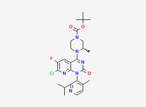 Two-dimensional chemical structure of Sotorasib Impurity 3, CAS 2252403-84-0