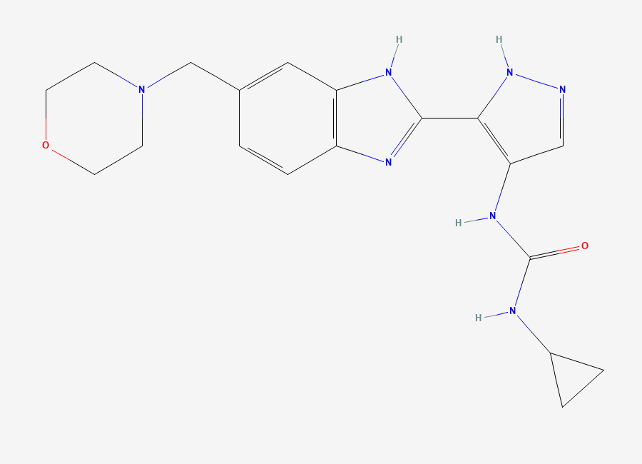Two-dimensional chemical structure of At-9283