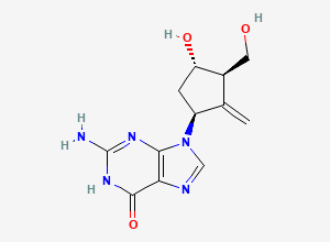 Two-dimensional chemical structure of Entecavir