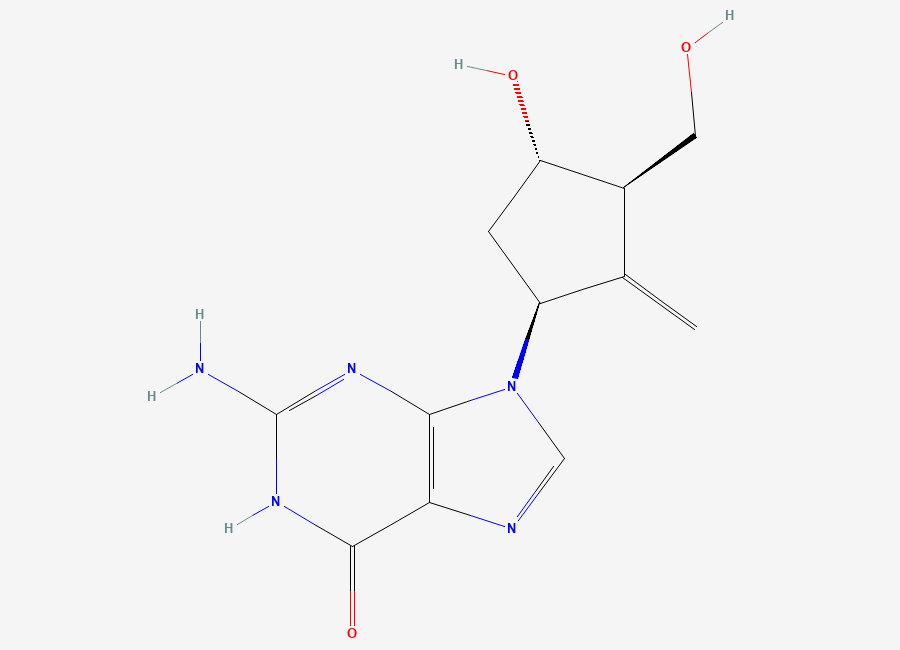 Two-dimensional chemical structure of Entecavir