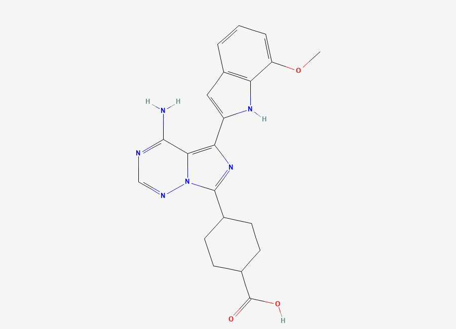 Two-dimensional chemical structure of Cerc 006