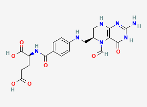 Two-dimensional chemical structure of L-Folinic acid