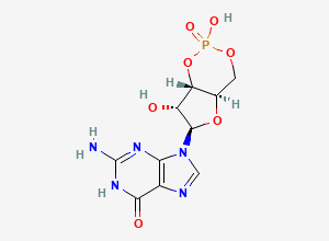 Two-dimensional chemical structure of Cgmp