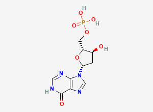Two-dimensional chemical structure of dIMP