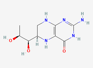 Two-dimensional chemical structure of Sapropterin