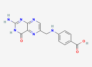 Two-dimensional chemical structure of Folic Acid EP Impurity D, CAS 119-24-4