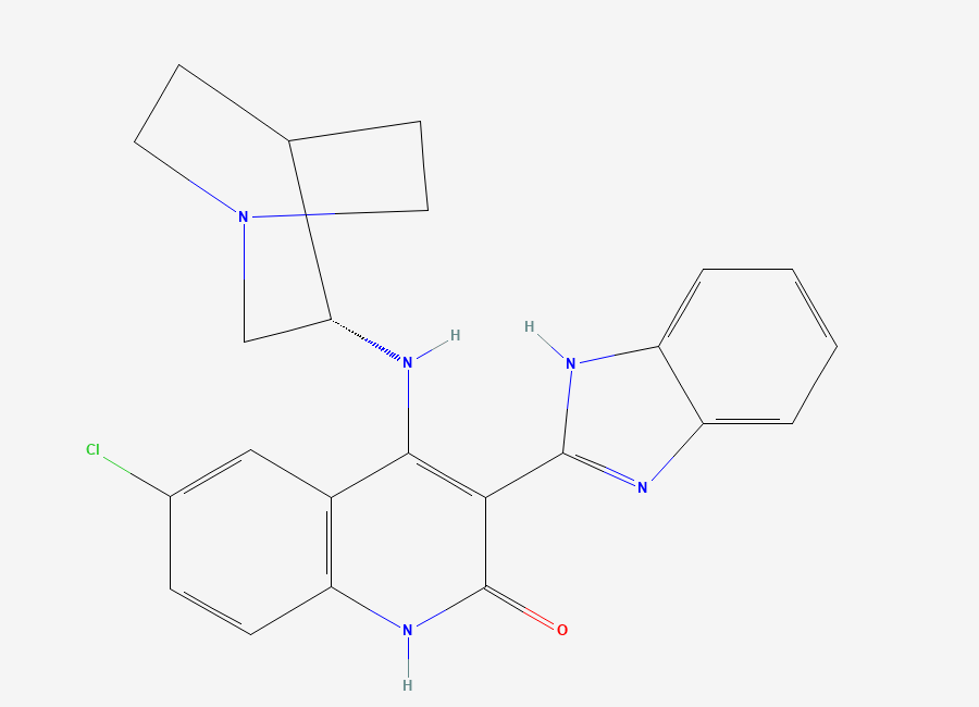 Two-dimensional chemical structure of Chir-124