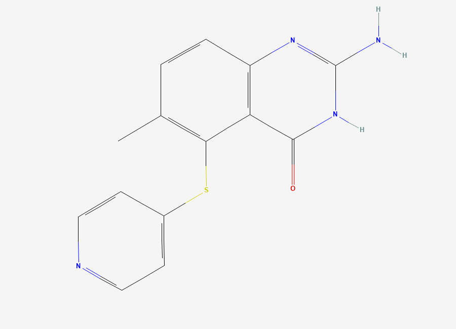 Two-dimensional chemical structure of Nolatrexed