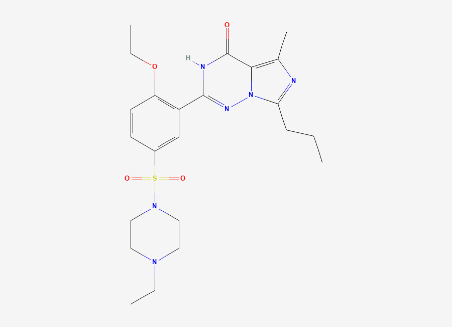 Two-dimensional chemical structure of Vardenafil
