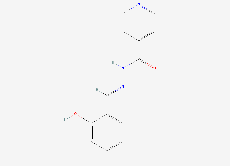 Two-dimensional chemical structure of Salinazid