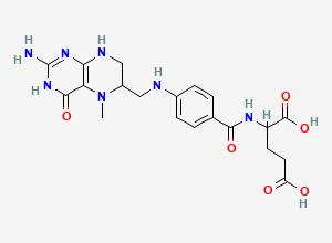 Two-dimensional chemical structure of (3H)N5-methylfolate