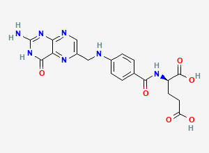 Two-dimensional chemical structure of Folate