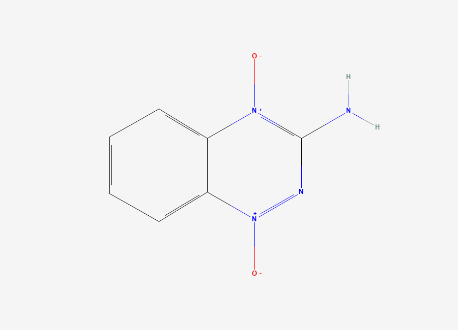 Two-dimensional chemical structure of Tirapazamine