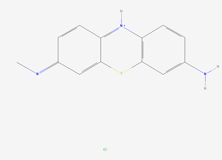 Two-dimensional chemical structure of Azure C
