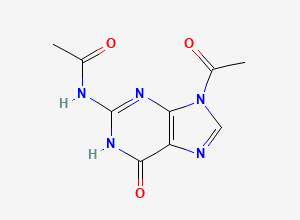 Two-dimensional chemical structure of Acyclovir EP Impurity L, CAS 3056-33-5