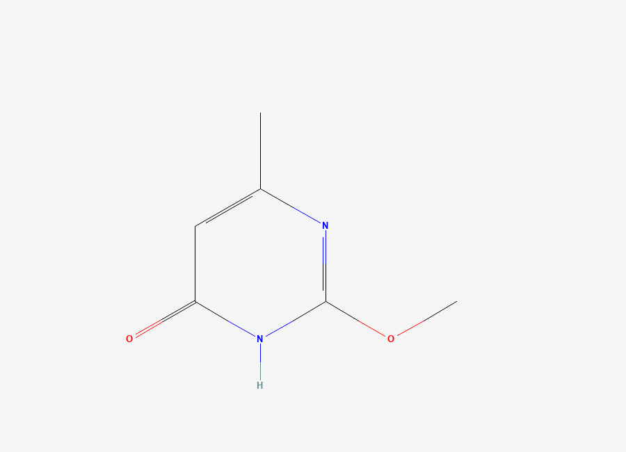 Two-dimensional chemical structure of 2-Methoxy-6-methyl-3,4-dihydropyrimidin-4-one