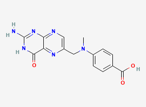 Two-dimensional chemical structure of Methotrexate EP Impurity D (Free Base), CAS 5623-18-7