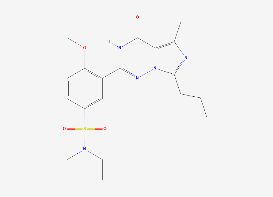 Two-dimensional chemical structure of Vardenafil Impurity 59