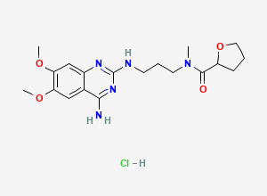 Two-dimensional chemical structure of Alfuzosin EP Impurity C/ N2-Methyl Alfuzosin (HCl Salt), CAS 72104-34-8